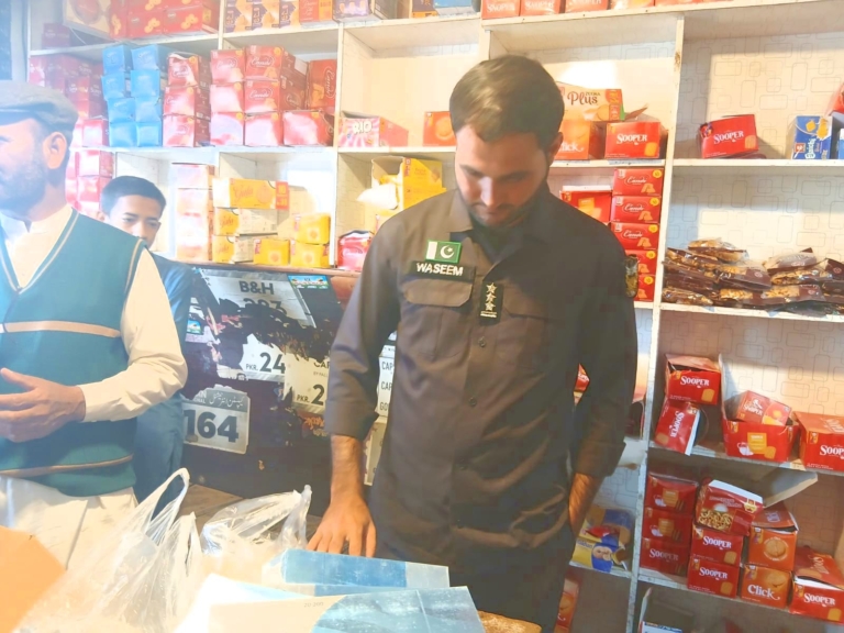 Major Crackdown on Smuggled Cigarettes in Noorpur Thal; Large Quantity Seized