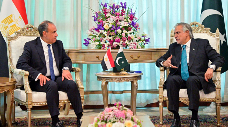 Pakistan, Egypt vow to strengthen cooperation