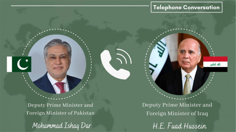 Pakistan, Iraq agree to advance regional peace, stability