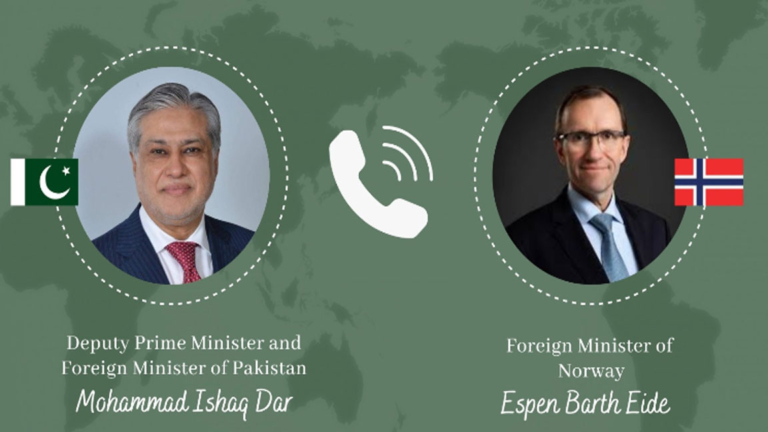 Pakistan, Norway stress need for de-escalation in ME