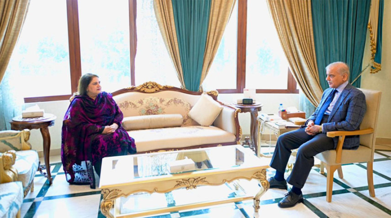 Rubina briefs PM Shehbaz about Benazir Income Support Programme