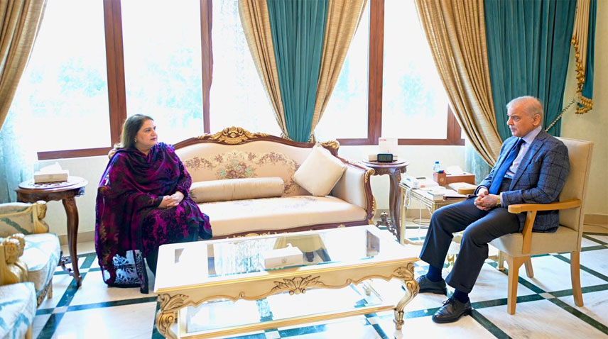 Rubina briefs PM Shehbaz about Benazir Income Support Programme