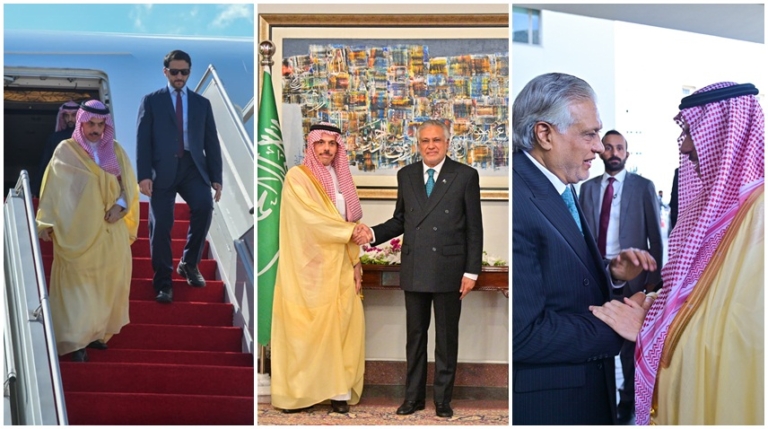 Saudi FM in Islamabad for consultations on regional developments