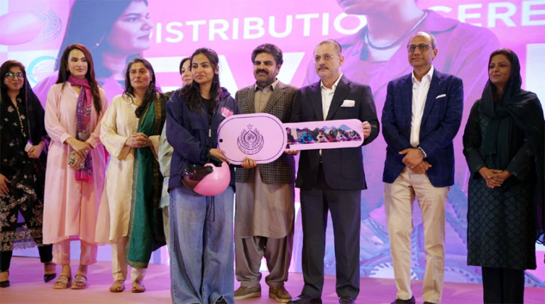 Sindh Govt launches programme to provide free scooties to women