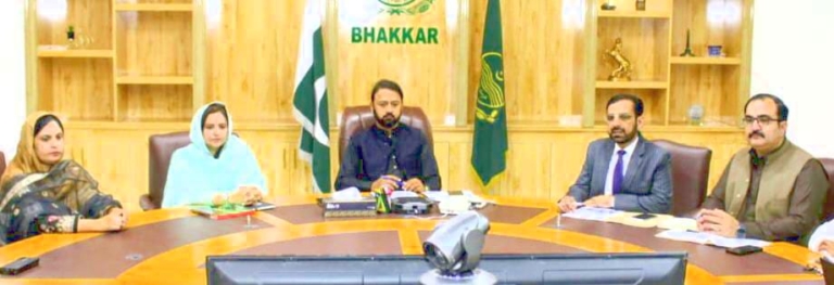 Special Meeting of Bhakkar District Anti-Polio Committee Held - Deputy Commissioner Bhakkar