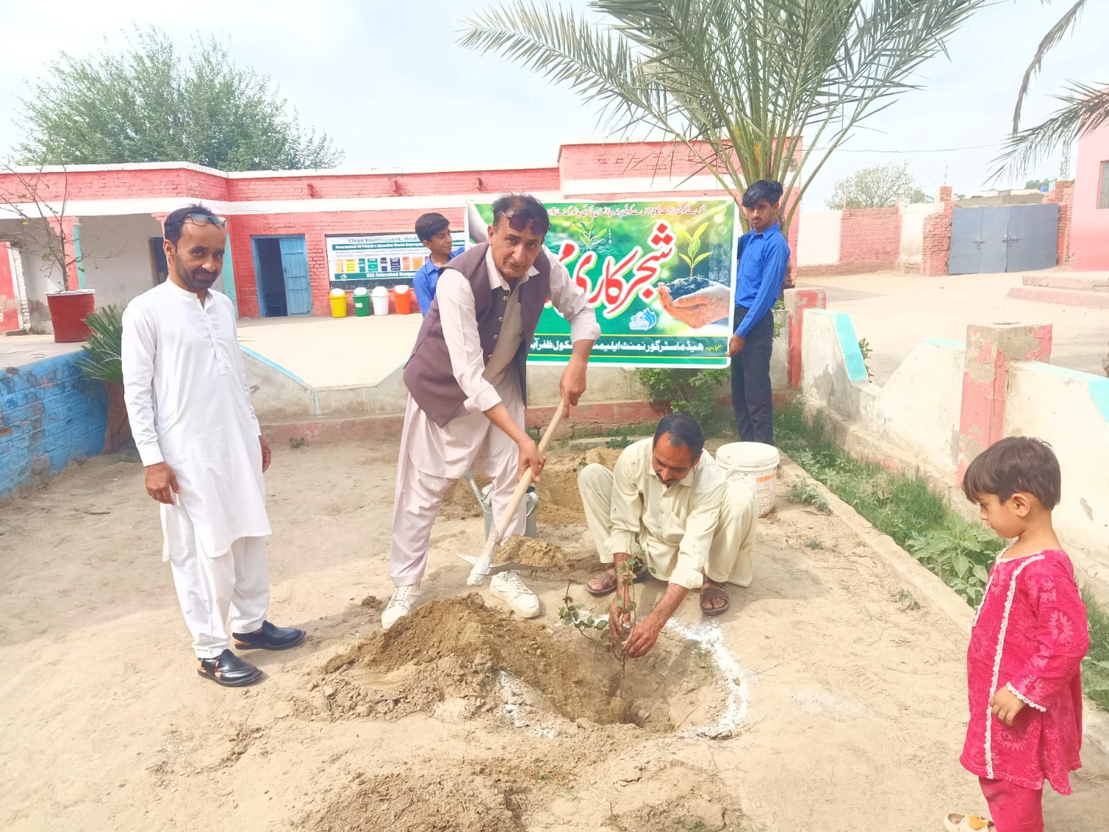 Tree Plantation Drive Launched at Government Elementary School Zafarabad