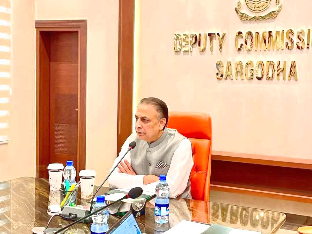Chief Secretary Punjab Reviews Development Projects in Sargodha