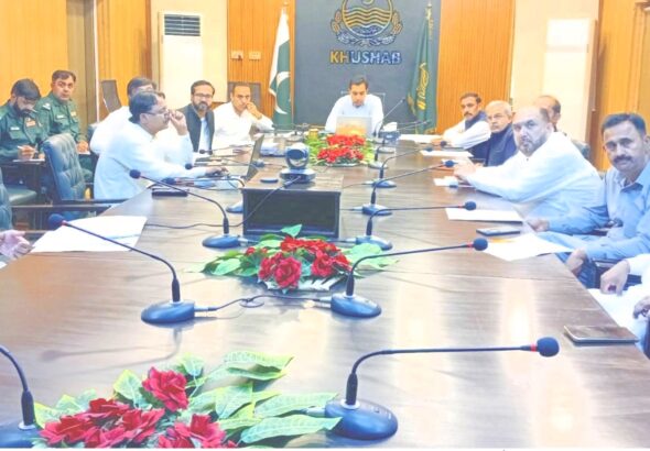 Deputy Commissioner Khushab Reviews Flood Preparedness in Disaster Management Meeting