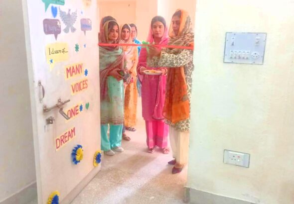 Dr. Iram Iqbal inaugurated the Counseling Center at Government Associate College for Women, Rangpur Bhagoor