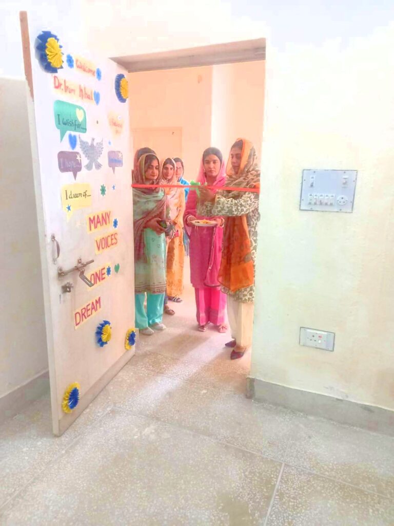 Dr. Iram Iqbal inaugurated the Counseling Center at Government Associate College for Women, Rangpur Bhagoor