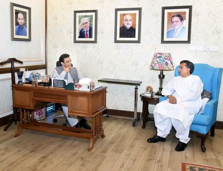 Important Meeting Between Malik Karam Elahi Bandial and Hamza Shehbaz Sharif