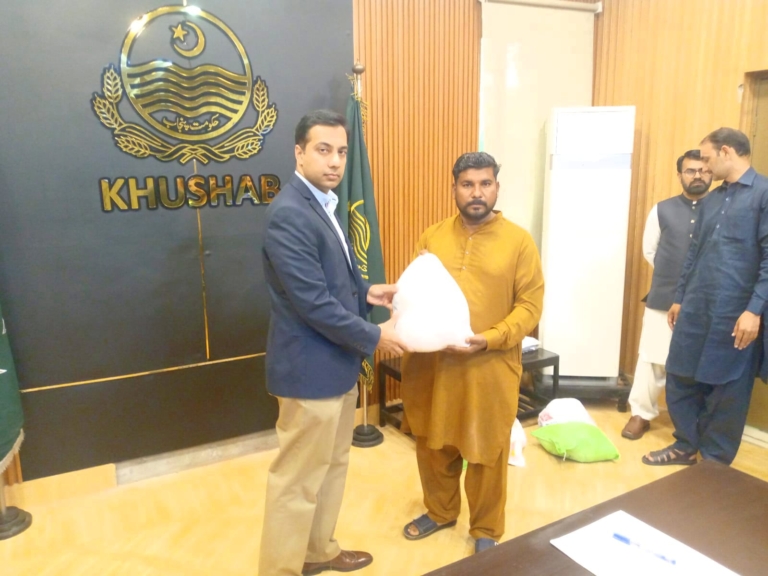 Ration Distributed Among Minority Community on Easter