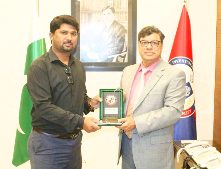 Renowned Journalist Syed Badr Saeed Awarded Honorary Shield
